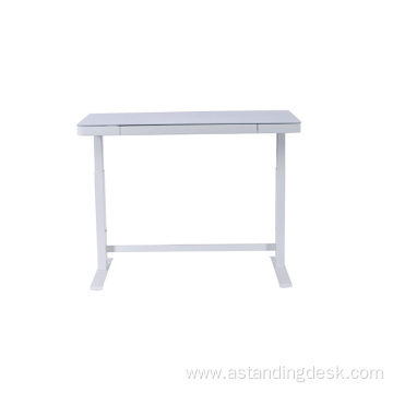 Ergonomic Motorized Electric Height Adjustable Glass Desk